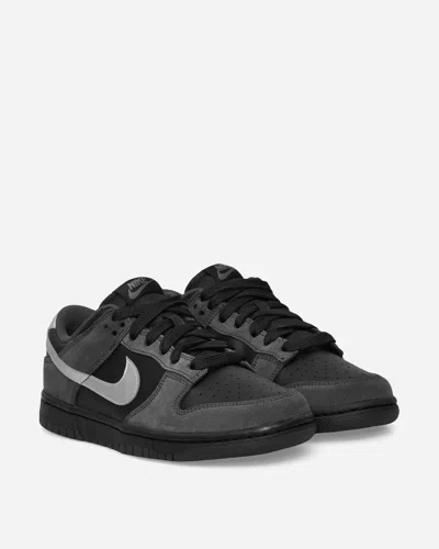 Nike Women S Dunk Low Sneakers Black / Metallic Silver