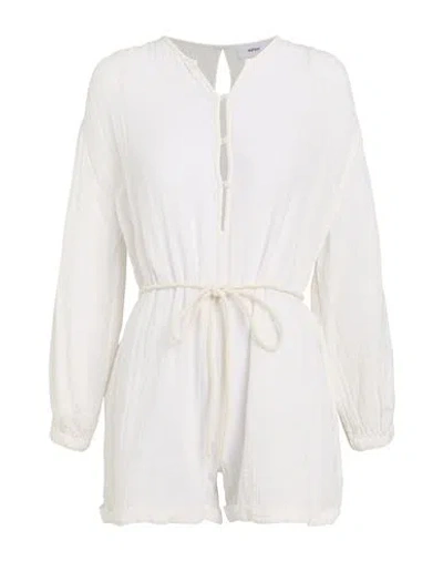 Notshy Woman Playsuit Ivory Size L Cotton