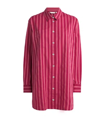 Derek Rose Cotton Stripe Nightshirt