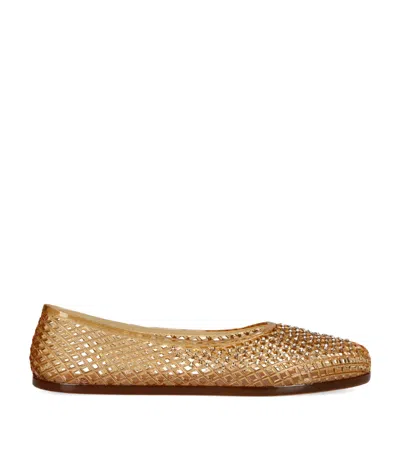 Ancient Greek Sandals Jelly Crystal-embellished Iro Ballet Flats