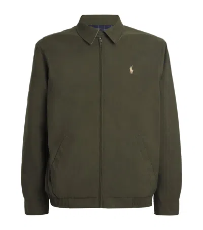 Polo Ralph Lauren Water-repellent Harrington Jacket In Green