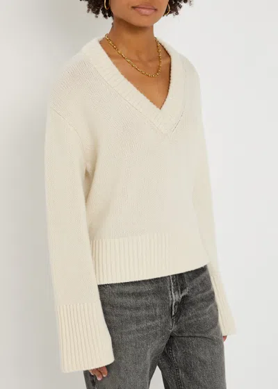 Lisa Yang Aletta Knitted Cashmere Jumper In Neutral