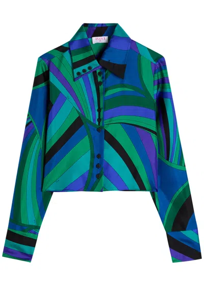 Pucci Iride-print Button-up Shirt