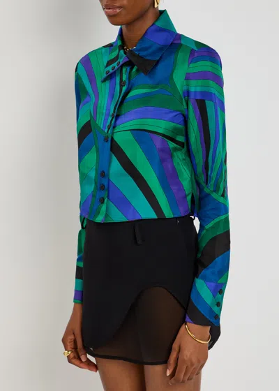 Pucci Iride-print Button-up Shirt