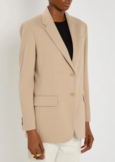 Weekend Max Mara Messina Darted Jersey Blazer In Brown