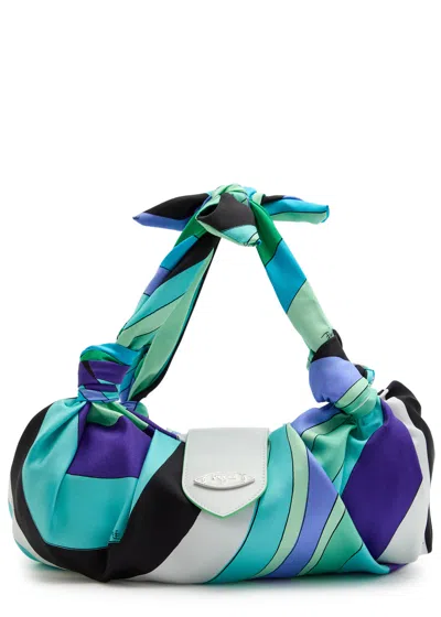 Pucci Emilio Printed Silk-twill Shoulder Bag