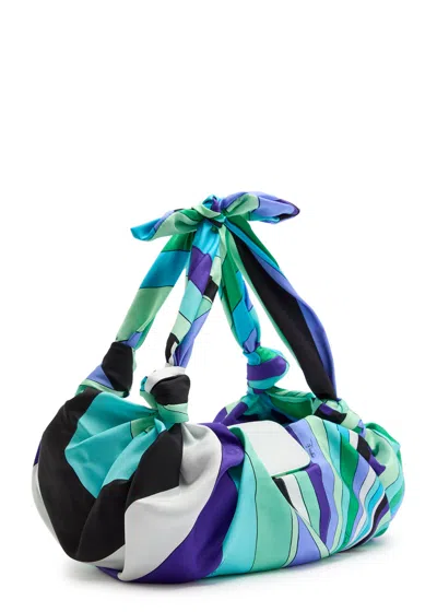 Pucci Emilio Printed Silk-twill Shoulder Bag