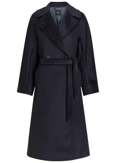 Weekend Max Mara Resina Belted Wool-blend Coat