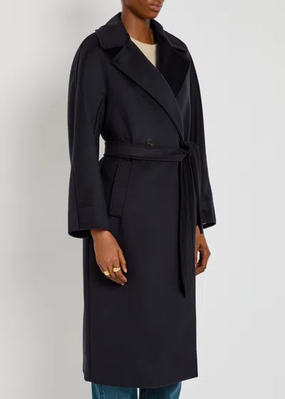 Weekend Max Mara Resina Belted Wool-blend Coat