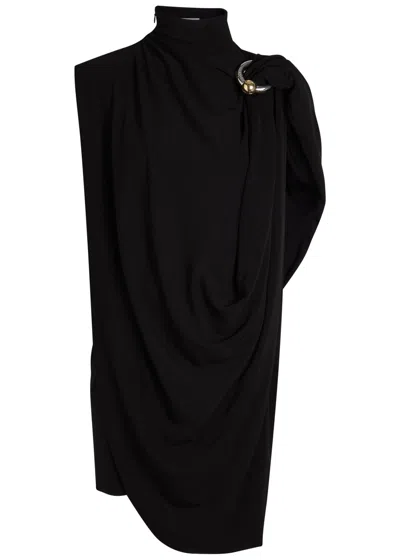 Jean Paul Gaultier Draped Stretch-crepe Mini Dress
