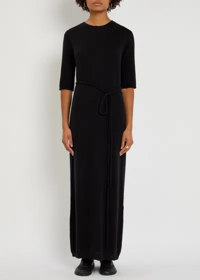Lisa Yang The Tilde Cashmere Maxi Dress In Black