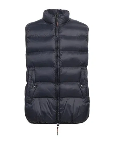 Dekker Man Vest Navy Size S Polyamide In Blue