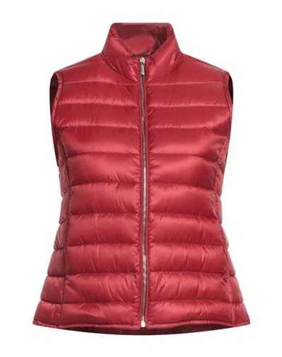 Moorer Woman Vest Red Size 10 Polyamide In Red