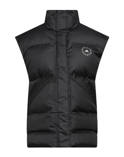 Adidas By Stella Mccartney Woman Vest Black Size L Recycled Polyester