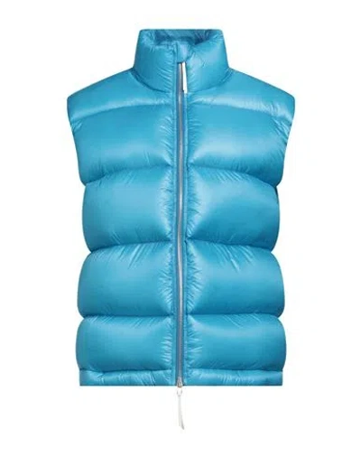 Jil Sander+ Woman Vest Azure Size M Polyamide