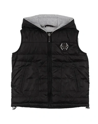 Philipp Plein Toddler Boy Vest Black Size 6 Polyester In Black