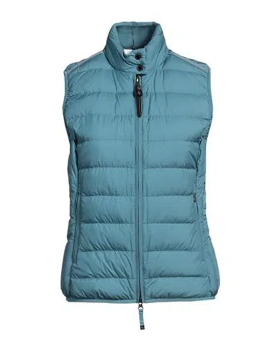 Parajumpers Woman Vest Deep Teal Size M Polyester
