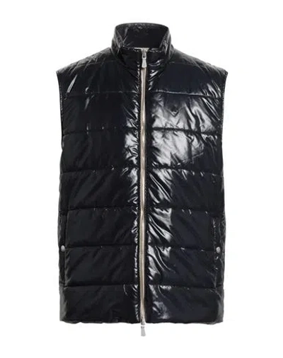 Eleventy Man Vest Military Green Size 48 Polyamide In Black