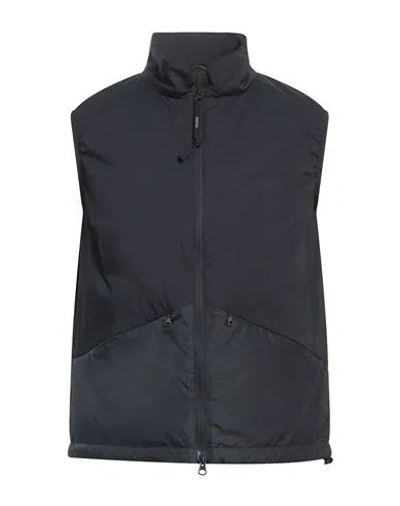 Aspesi Man Vest Midnight Blue Size Xxl Polyamide In Blue