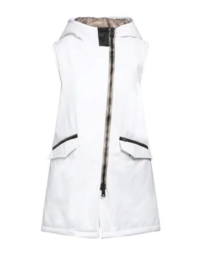 Herno Laminar Woman Vest White Size 6 Polyester, Polyamide, Elastane