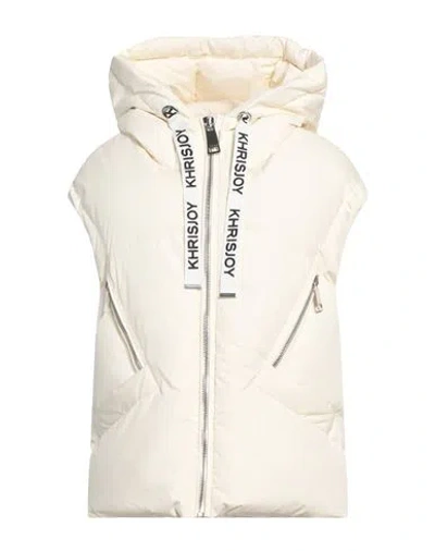 Khrisjoy Woman Vest Ivory Size 00 Polyester
