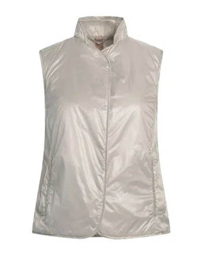 The Jack And Jackie Leathers Woman Vest Light Grey Size 6 Polyester