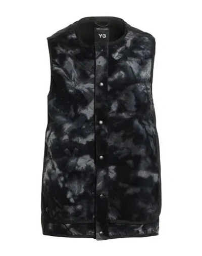 Y-3 Tie Dye Cotton Blend Vest In Black