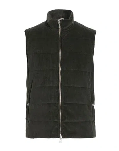Eleventy Man Vest Midnight Blue Size 40 Polyamide In Black