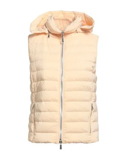 Moorer Woman Vest Apricot Size 8 Polyamide, Polyester