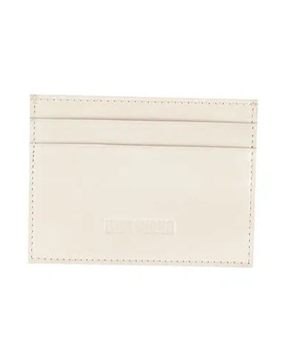 Uma Wang Woman Cardholder Off White Size - Cow Leather