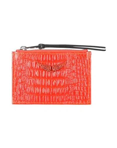 Zadig & Voltaire Woman Cardholder Red Size - Leather