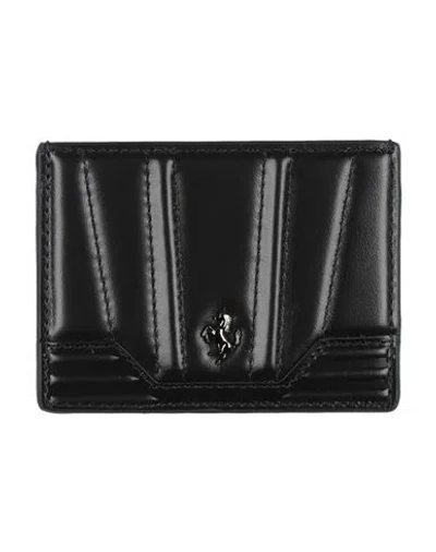 Ferrari Man Cardholder Black Size - Calfskin