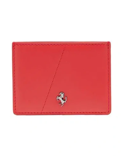 Ferrari Man Cardholder Red Size - Cow Leather