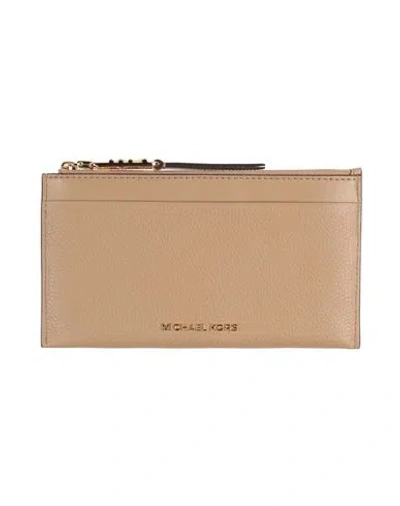 Michael Michael Kors Woman Cardholder Sand Size - Leather