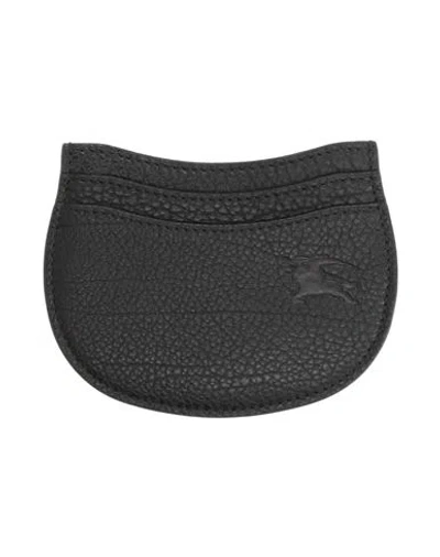 Burberry Woman Cardholder Black Size - Leather