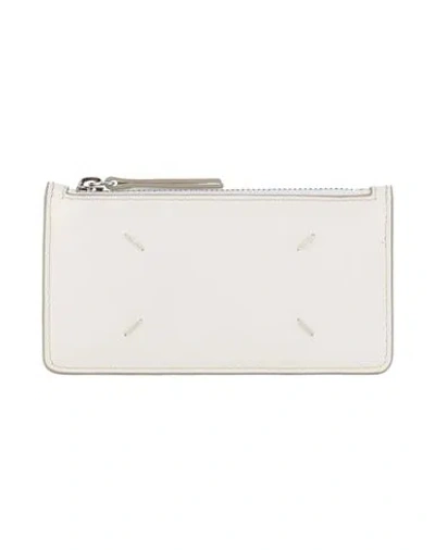 Maison Margiela Cardholder White Size - Leather