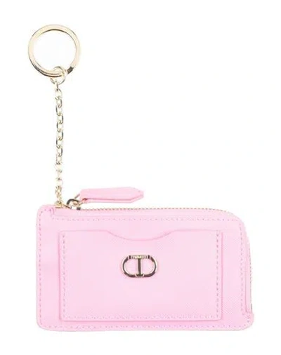 Twinset Woman Cardholder Pink Size - Textile Fibers
