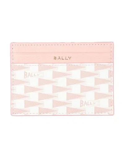 Bally Woman Cardholder Light Pink Size - Leather