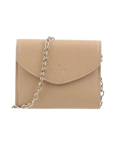 Il Bisonte Woman Crossbody Wallet Beige Size - Leather