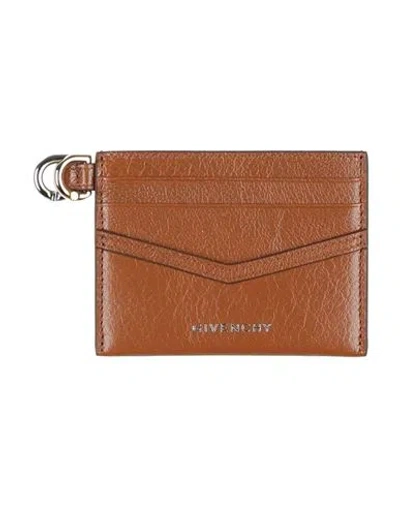 Givenchy Woman Cardholder Tan Size - Calfskin