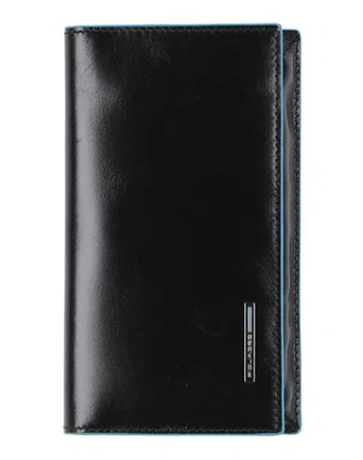 Piquadro Man Cardholder Black Size - Cow Leather