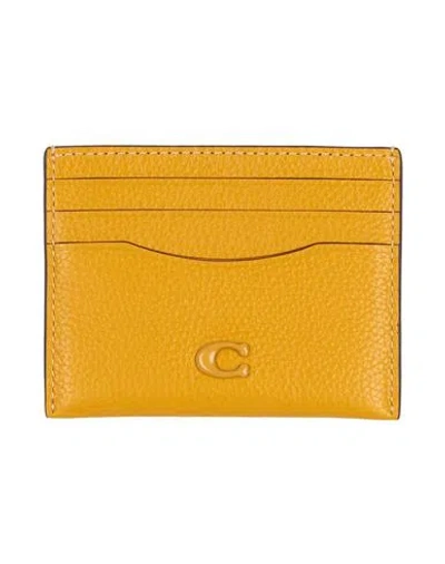 Coach Woman Cardholder Marigold Size - Leather