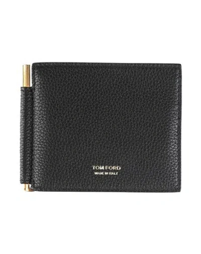 Tom Ford Man Cardholder Black Size - Leather