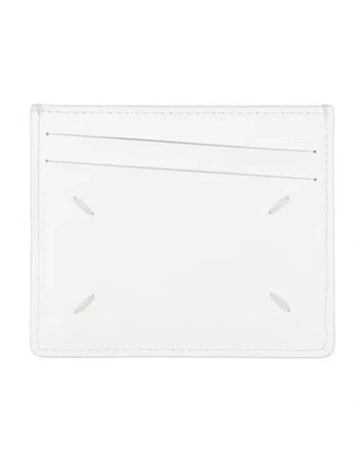 Maison Margiela Man Cardholder White Size - Leather