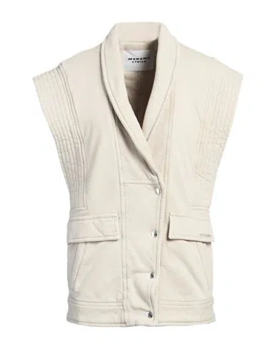 Isabel Marant Étoile Marant Étoile Woman Vest Beige Size 8 Cotton, Polyester