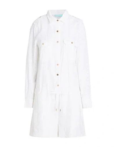 Melissa Odabash Woman Playsuit White Size L Cotton