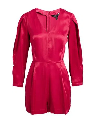 Armani Exchange Woman Playsuit Magenta Size 10 Viscose