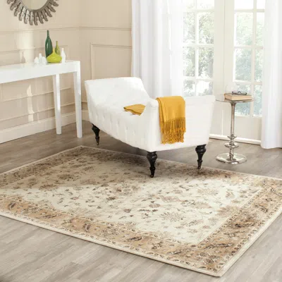 Safavieh Vintage Machine Made Area Rug, Stone / Caramel Traditional Style