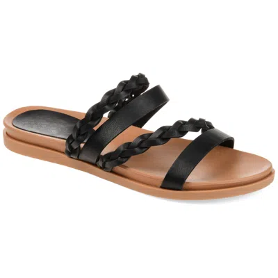 Journee Collection Journee Women's Colette Medium And Wide Width Flat Sandals