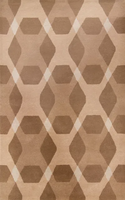 Safavieh Martha Stewart Hand Made Area Rug, Beige / Multi Contemporary Style Non-shedding In Brown